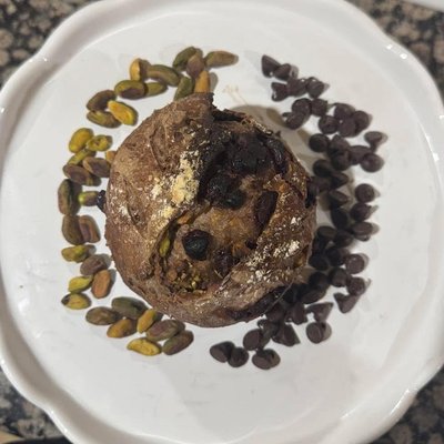 Double Chocolate Pistachio Sourdough Loaf