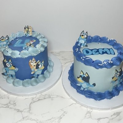 6in Heart/Circle Cake Sale $55