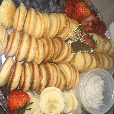 Mini Pancakes platter (large)