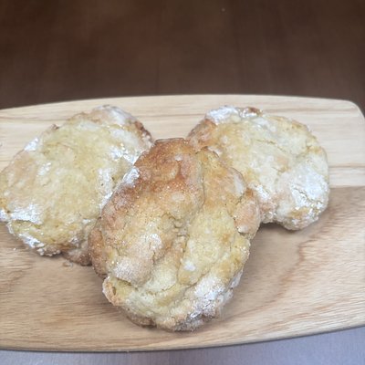 lemon crinkle cookie