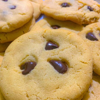 Vegan Eggless Sugar Free Chocolate Chip