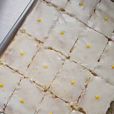 Lemon Cake Squares 
