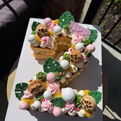 Custom Number Cake 