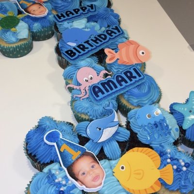 Köokē Jar Number Cupcakes