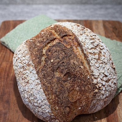 Honey Oat Sourdough Loaf