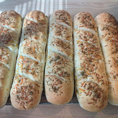 Italian Herbs And Cheese Sub Loaves