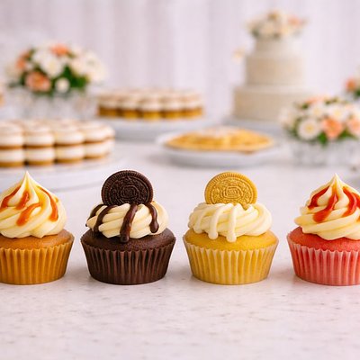 8 Dozen Custom Mini Cupcakes (Feeds 48 Guests)