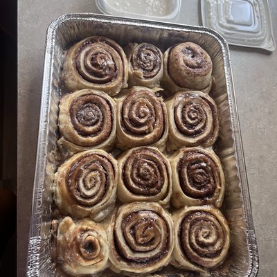 Dozen Pumpkin Spice Cinnamon Rolls 