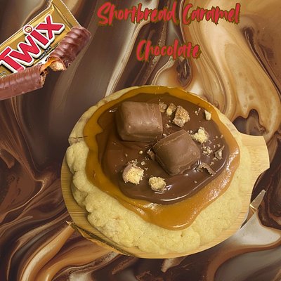 Shortbread Chocolate Caramel Cookie (Twix)