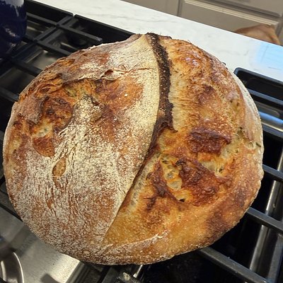 Rosemary Asiago Sourdough Bread