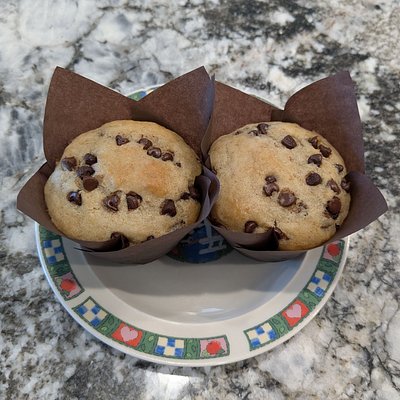 Vegan Chocolate Chip Muffins (6)