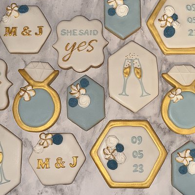 Wedding Cookies (Showers, Bach Party, Reception)