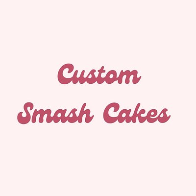 Custom Smash Cake 