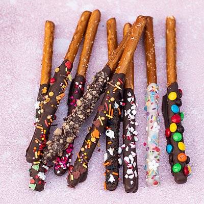 Pretzels Chocolate Covered Party Desserts Custom 
