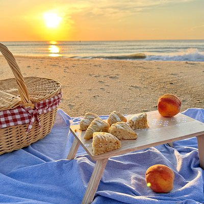Peaches & Cream Scones