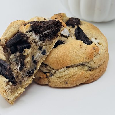 One dozen Cookies and Cream Cookies 