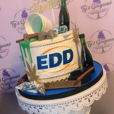 8” Single Tier Cake
