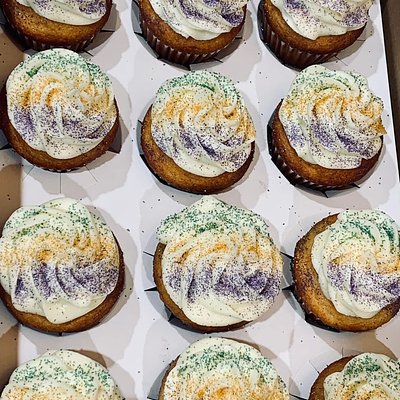 King Cake Cupcakes