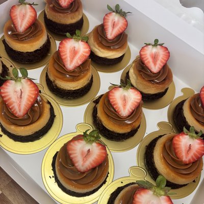mini chocolate flan