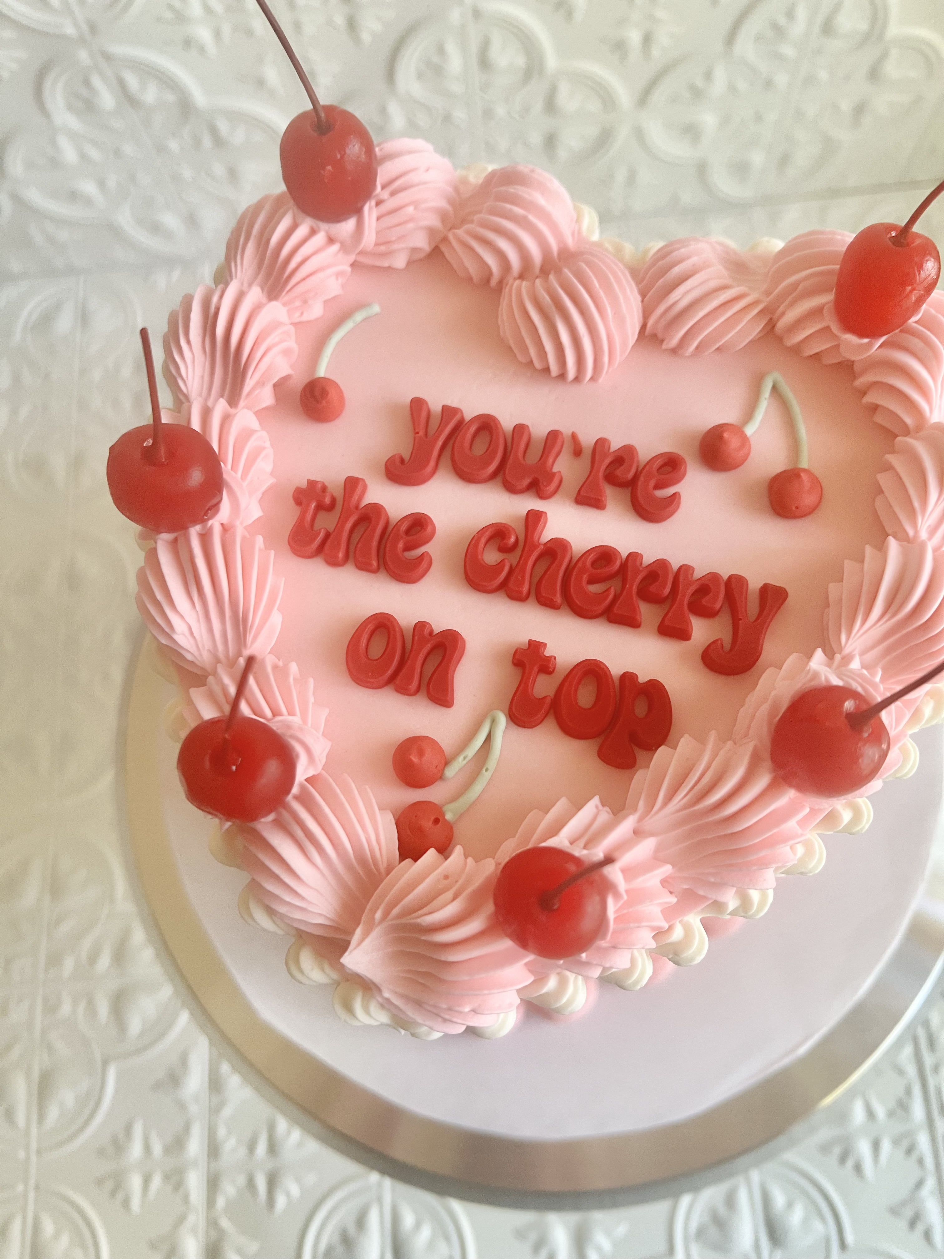Vintage heart Cake 
