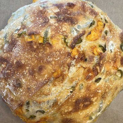Jalapeno Cheddar Sourdough Bread