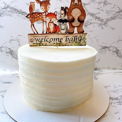 8’ cake + 1 Dozen Cookies + 1 Dozen Treats (most popular)