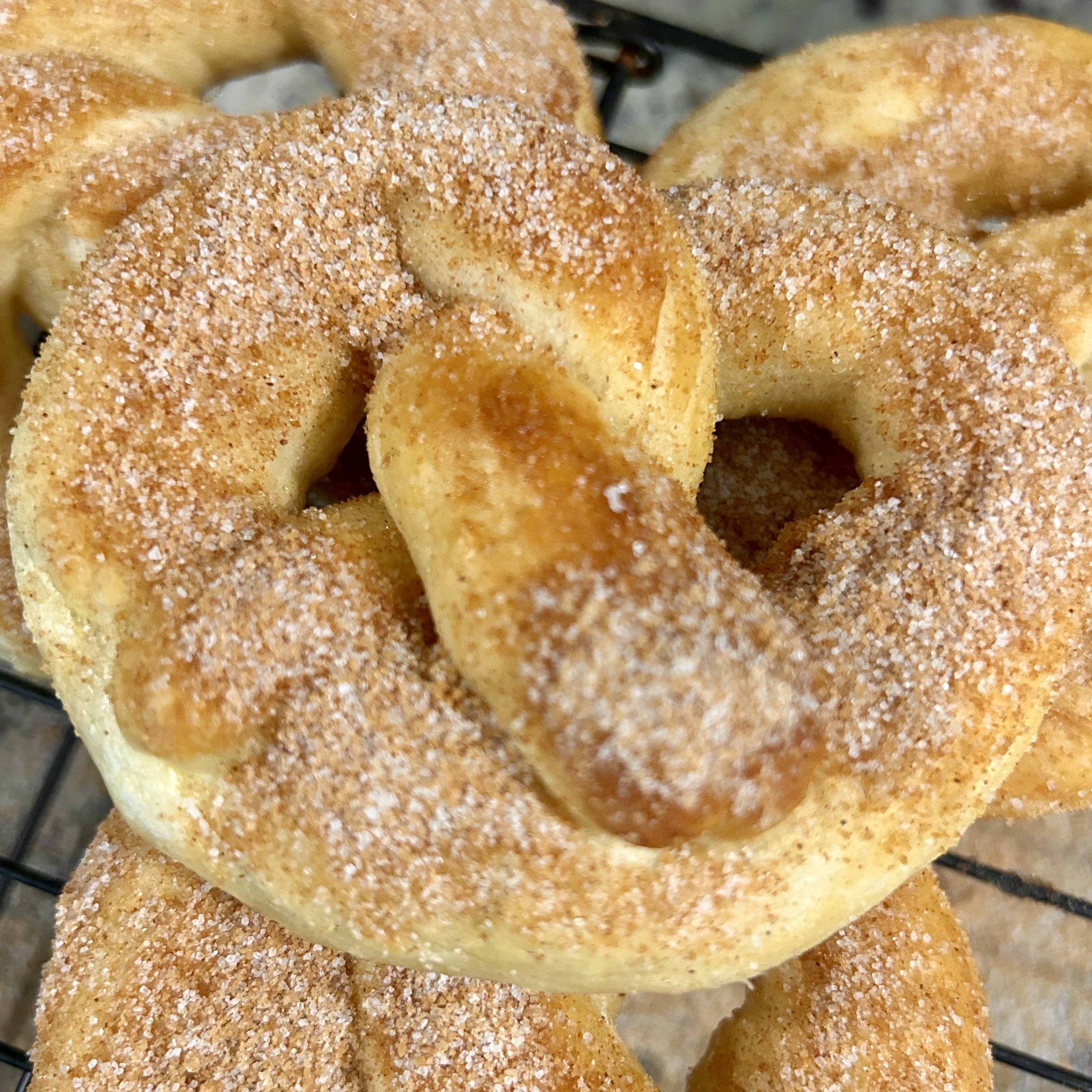 Cinnamon Sugar Pretzels