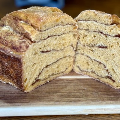 Pumpkin Brown Sugar Cinnamon Sourdough Loaf