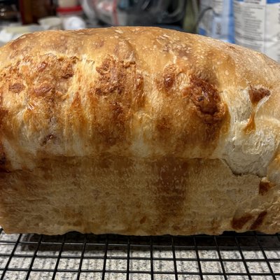Roasted Garlic Parmesan Sourdough Sandwich Bread