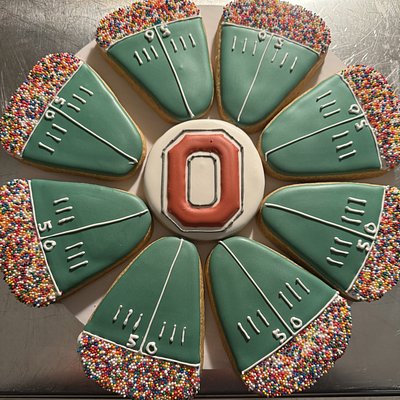 Football Season Cookie Platter 