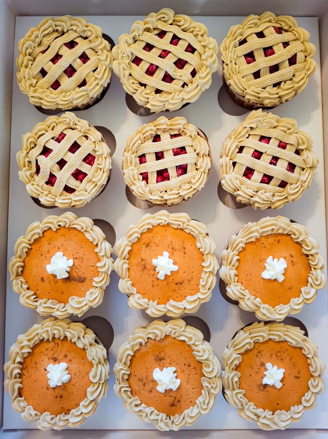 Pie Themed Cupcakes