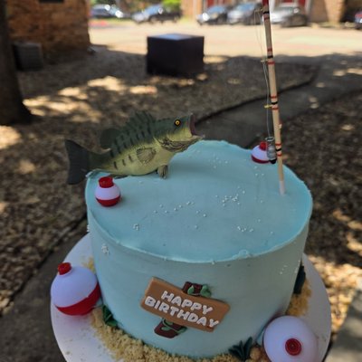 Fishing Cake! (7"2 Layer) 
