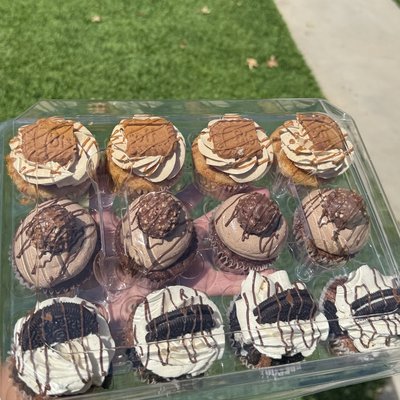 Cupcakes 🧁 (Ferrero Rocher, Biscoff, Oreo) 
