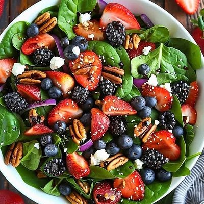 Spinach Strawberry Salad