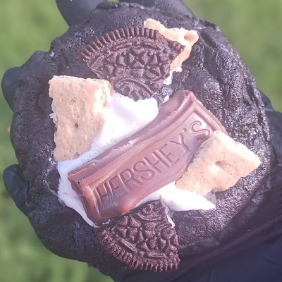 Black Velvet Oreo S'more Cookie