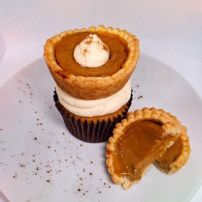 Pumpkin Pie Cupcakes🎃🥧🧁