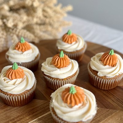 October Special: Pumpkin Cupcakes (12pcs)
