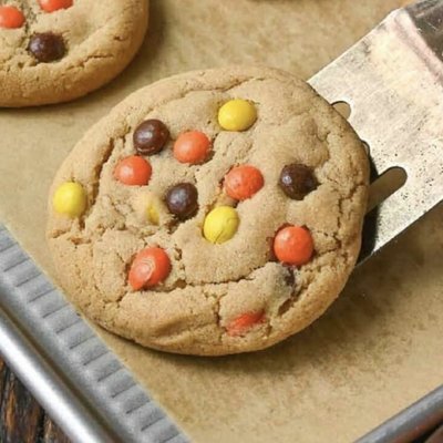 Reese’s Pieces Peanut Butter Cookies 
