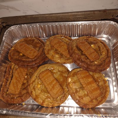 Caramel Biscoff Cookies 