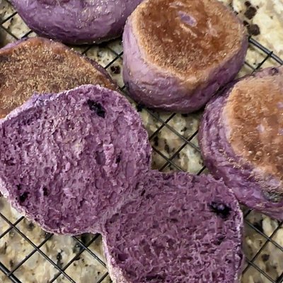 Blueberry English Muffins