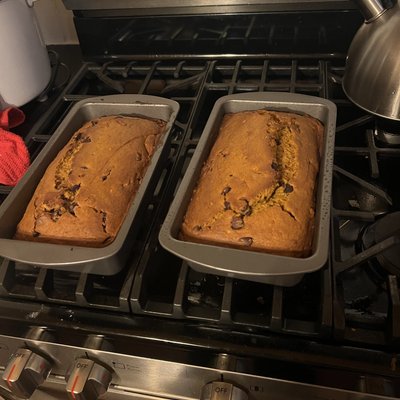 Chocolate Chip Pumpkin Bread 