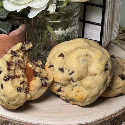 No Sugar added Sourdough Chocolate Chip Cookies