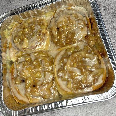 Apple Pie Cinnamon Rolls Pan (4 Pack)