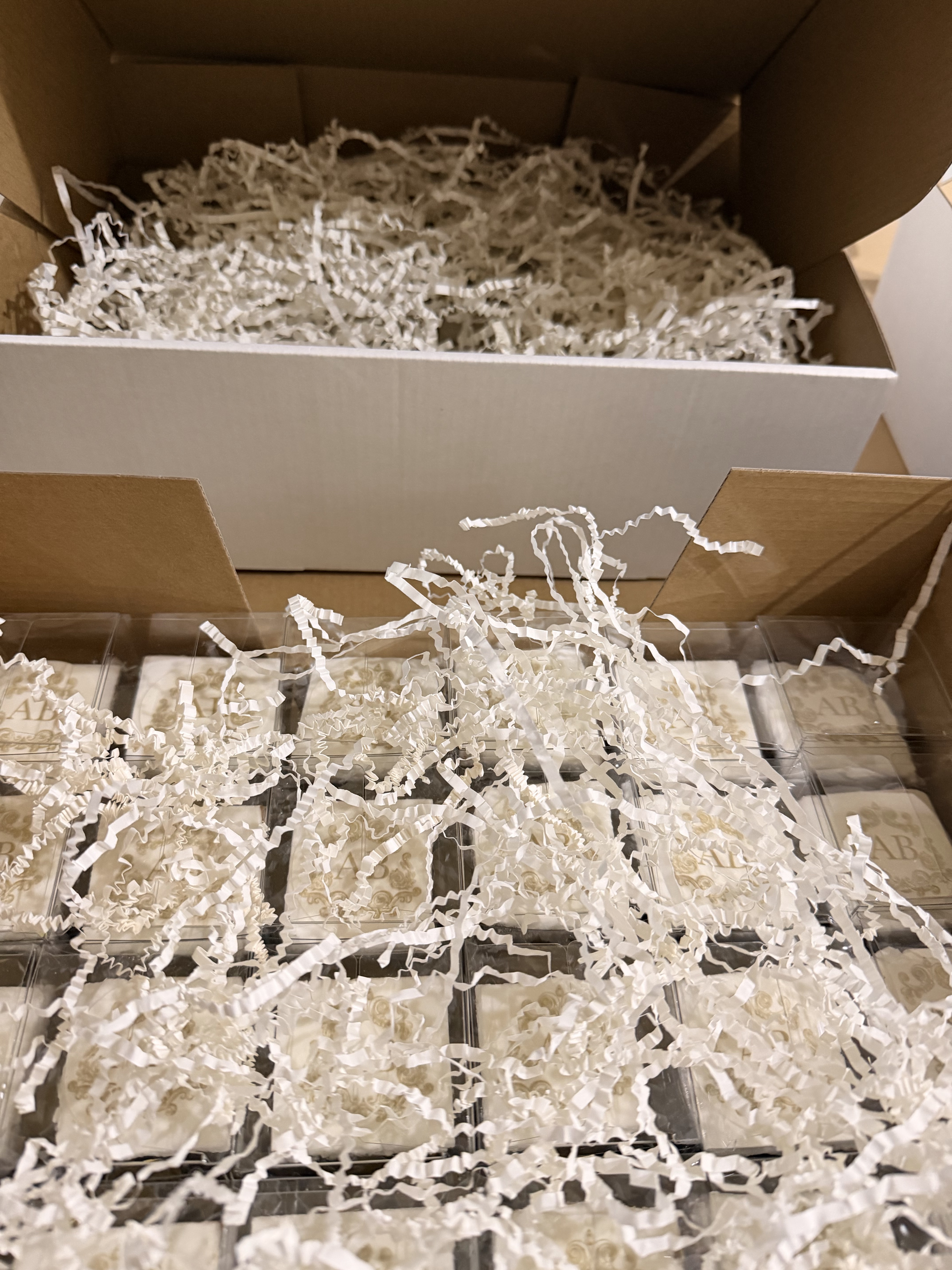Boxed Iced Wedding Squares 