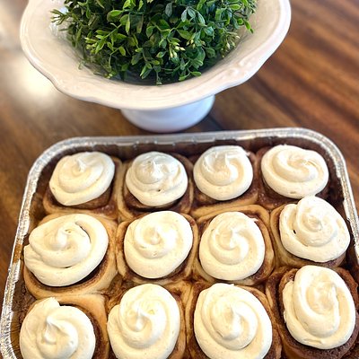 One Dozen Mini Cinnamon Rolls W/ Icing