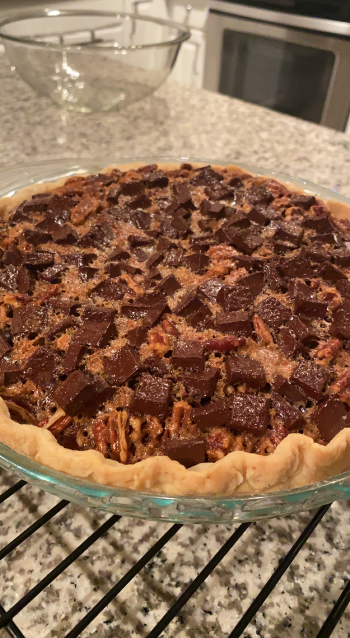 Chocolate Chunk Pecan Pie