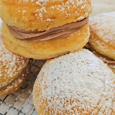 Nutella Filled Brioche Donut- Half Dozen 
