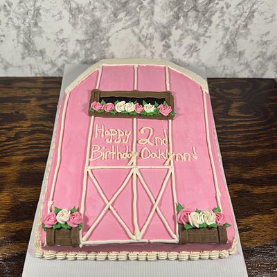 1/2 Sheet Cake 