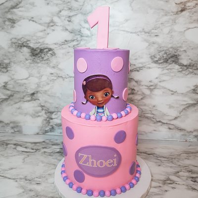 4" & 6 inch tiered cake