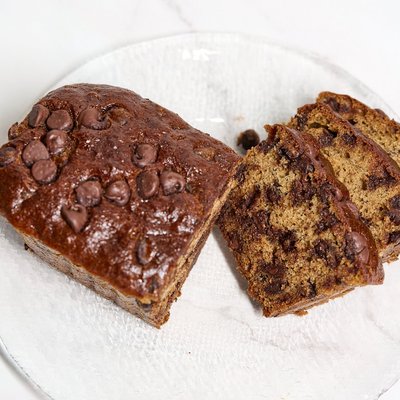 Sourdough Chocolate Chip Banana Bread (Mini Loaf)